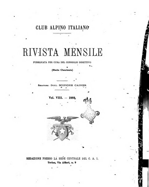 Rivista mensile del Club alpino italiano