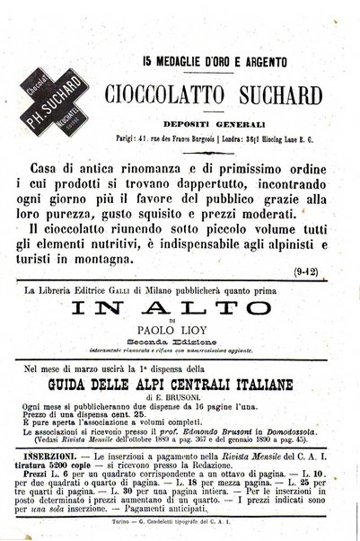 Rivista mensile del Club alpino italiano