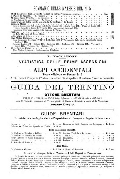 Rivista mensile del Club alpino italiano