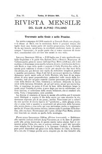 Rivista mensile del Club alpino italiano