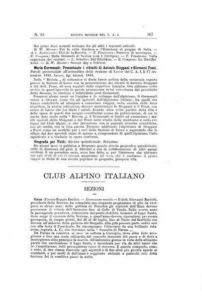 Rivista mensile del Club alpino italiano