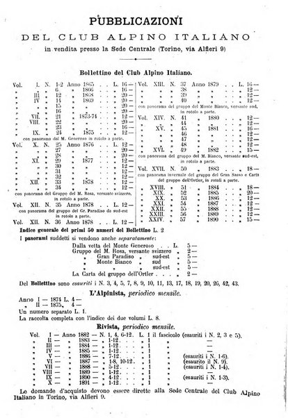 Rivista mensile del Club alpino italiano