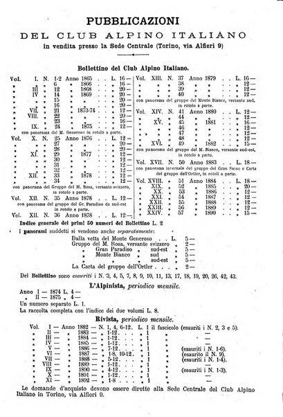 Rivista mensile del Club alpino italiano