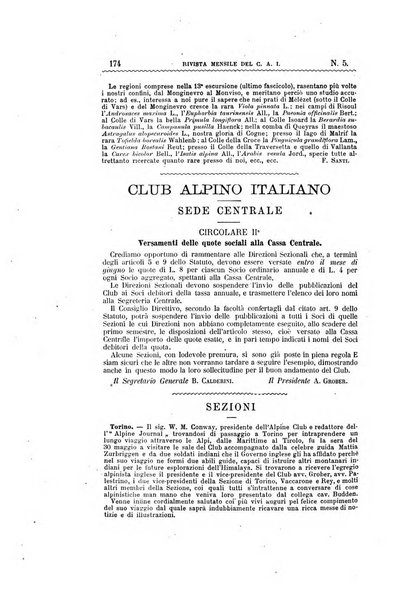 Rivista mensile del Club alpino italiano