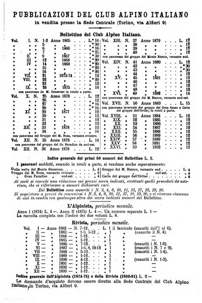 Rivista mensile del Club alpino italiano