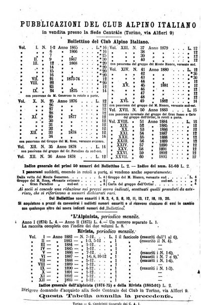 Rivista mensile del Club alpino italiano