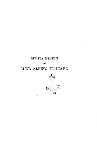 Rivista mensile del Club alpino italiano