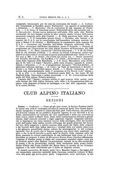 Rivista mensile del Club alpino italiano