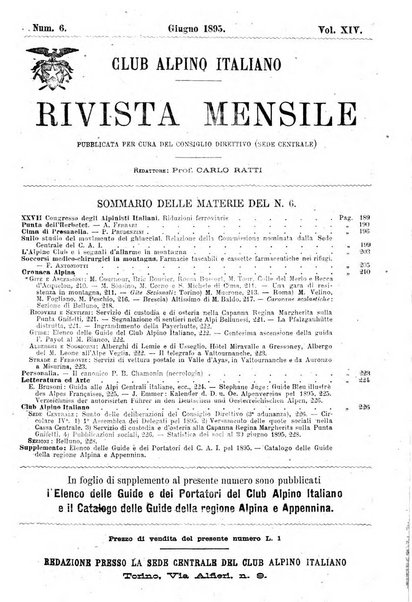 Rivista mensile del Club alpino italiano