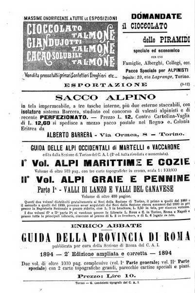 Rivista mensile del Club alpino italiano