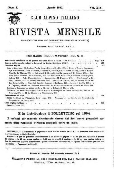 Rivista mensile del Club alpino italiano