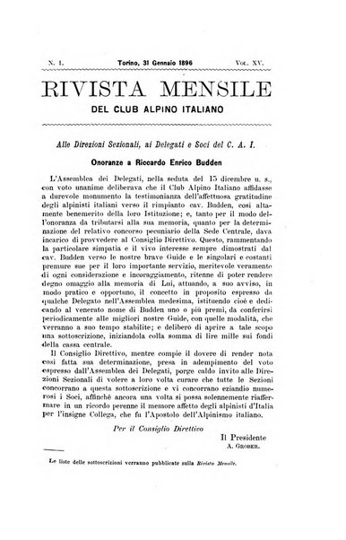 Rivista mensile del Club alpino italiano