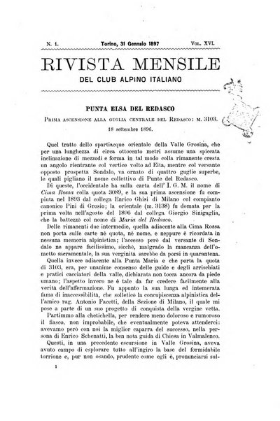 Rivista mensile del Club alpino italiano