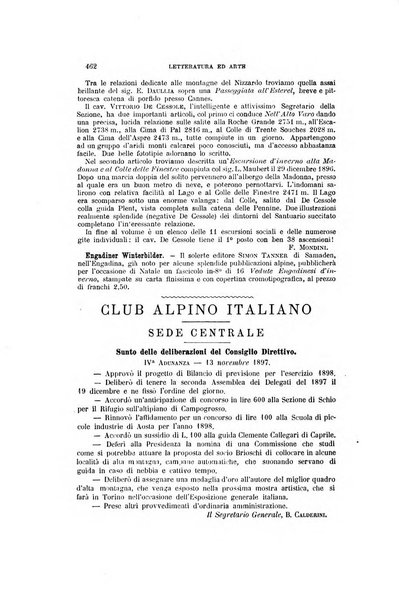 Rivista mensile del Club alpino italiano