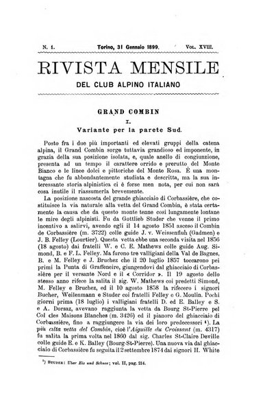 Rivista mensile del Club alpino italiano