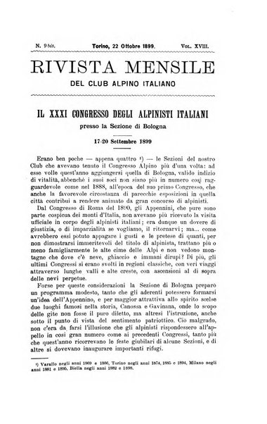 Rivista mensile del Club alpino italiano