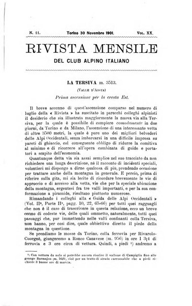 Rivista mensile del Club alpino italiano