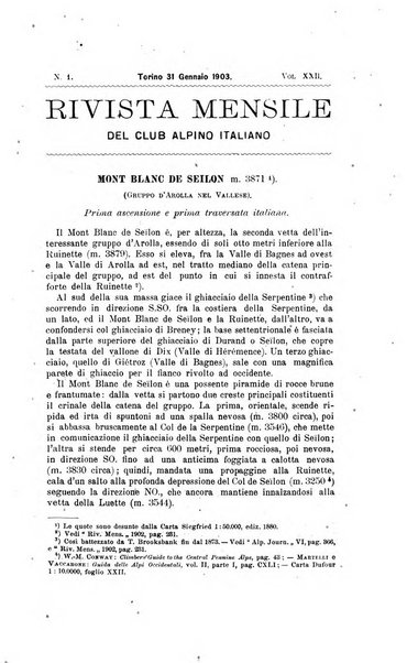 Rivista mensile del Club alpino italiano