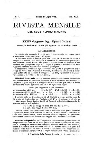 Rivista mensile del Club alpino italiano