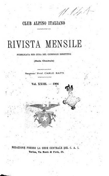 Rivista mensile del Club alpino italiano