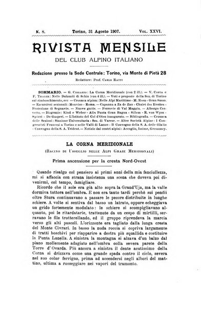 Rivista mensile del Club alpino italiano