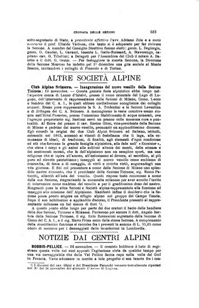 Rivista mensile del Club alpino italiano