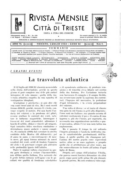 Rivista mensile della città di Trieste