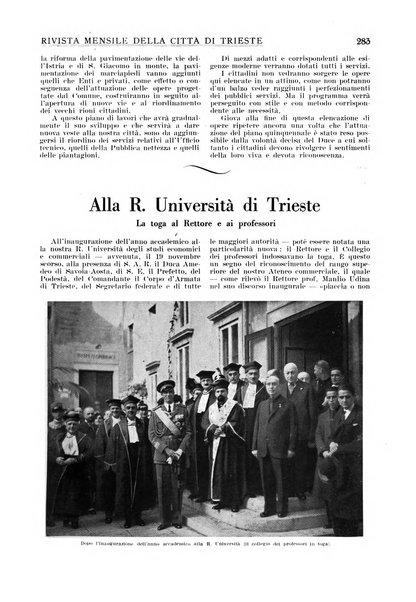 Rivista mensile della città di Trieste