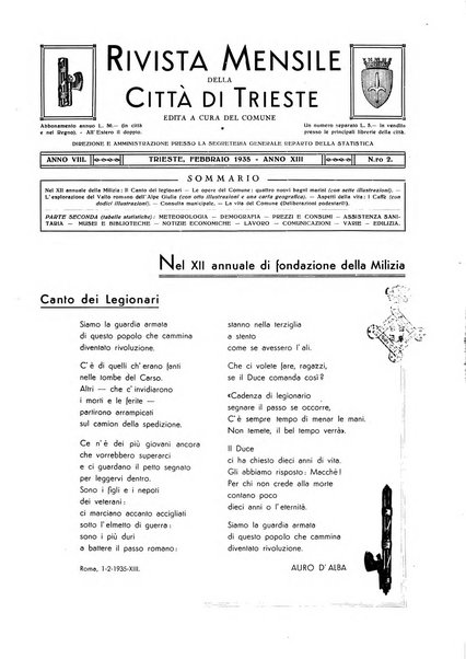 Rivista mensile della città di Trieste