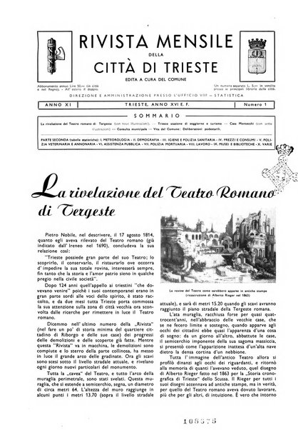 Rivista mensile della città di Trieste