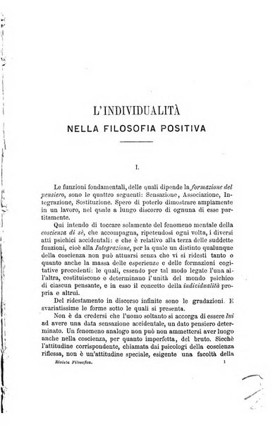 Rivista di filosofia scientifica