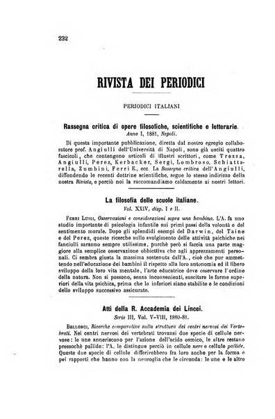 Rivista di filosofia scientifica