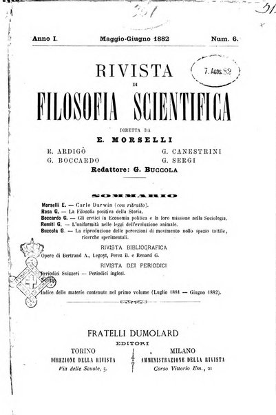 Rivista di filosofia scientifica