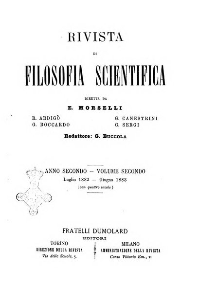 Rivista di filosofia scientifica