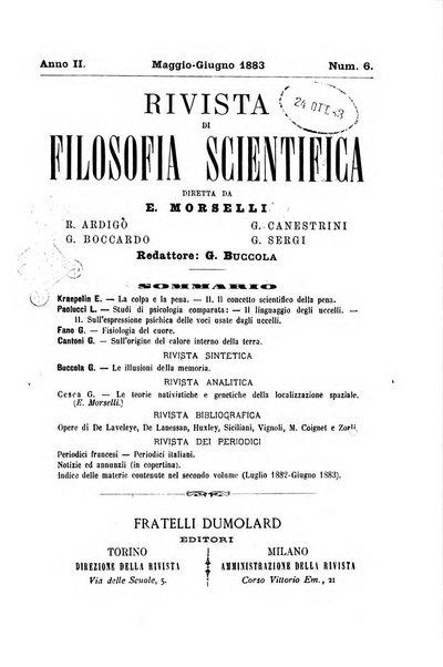 Rivista di filosofia scientifica