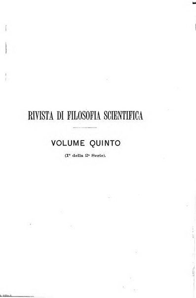 Rivista di filosofia scientifica