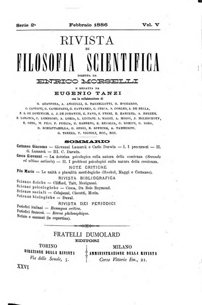 Rivista di filosofia scientifica