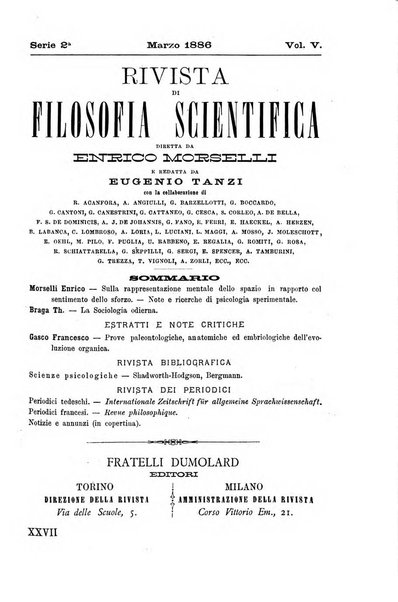 Rivista di filosofia scientifica