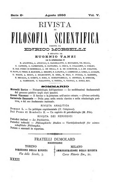 Rivista di filosofia scientifica