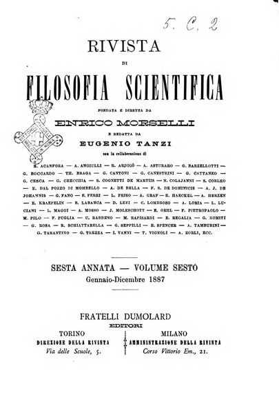 Rivista di filosofia scientifica