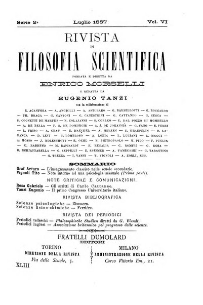 Rivista di filosofia scientifica