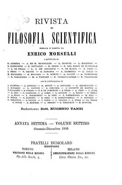 Rivista di filosofia scientifica