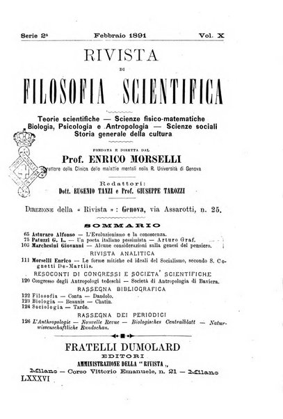 Rivista di filosofia scientifica