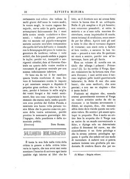 Rivista minima di scienze, lettere ed arti