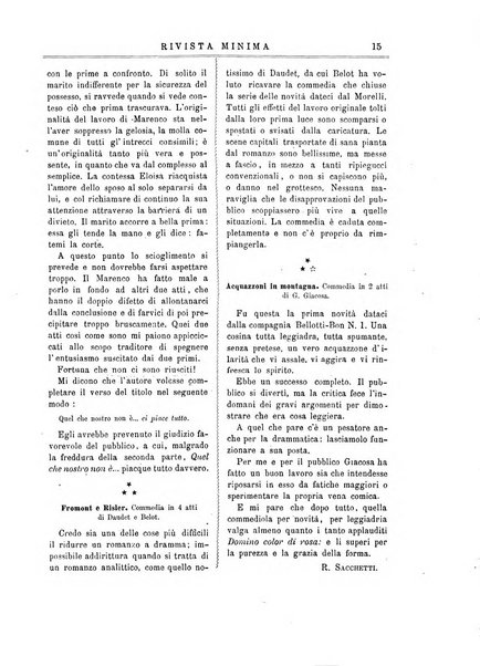 Rivista minima di scienze, lettere ed arti