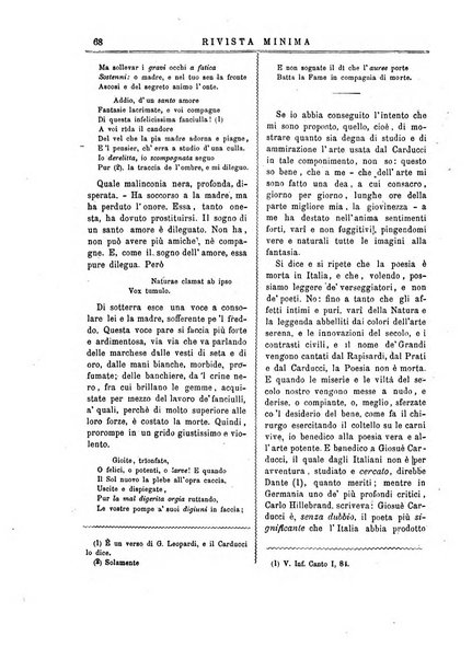 Rivista minima di scienze, lettere ed arti