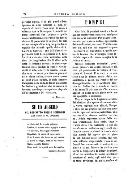 Rivista minima di scienze, lettere ed arti