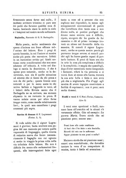 Rivista minima di scienze, lettere ed arti