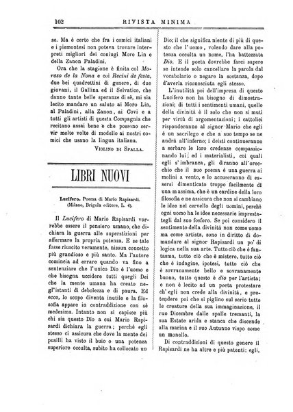 Rivista minima di scienze, lettere ed arti