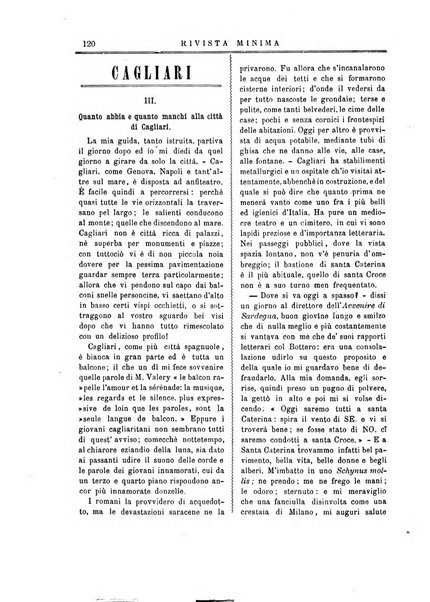 Rivista minima di scienze, lettere ed arti